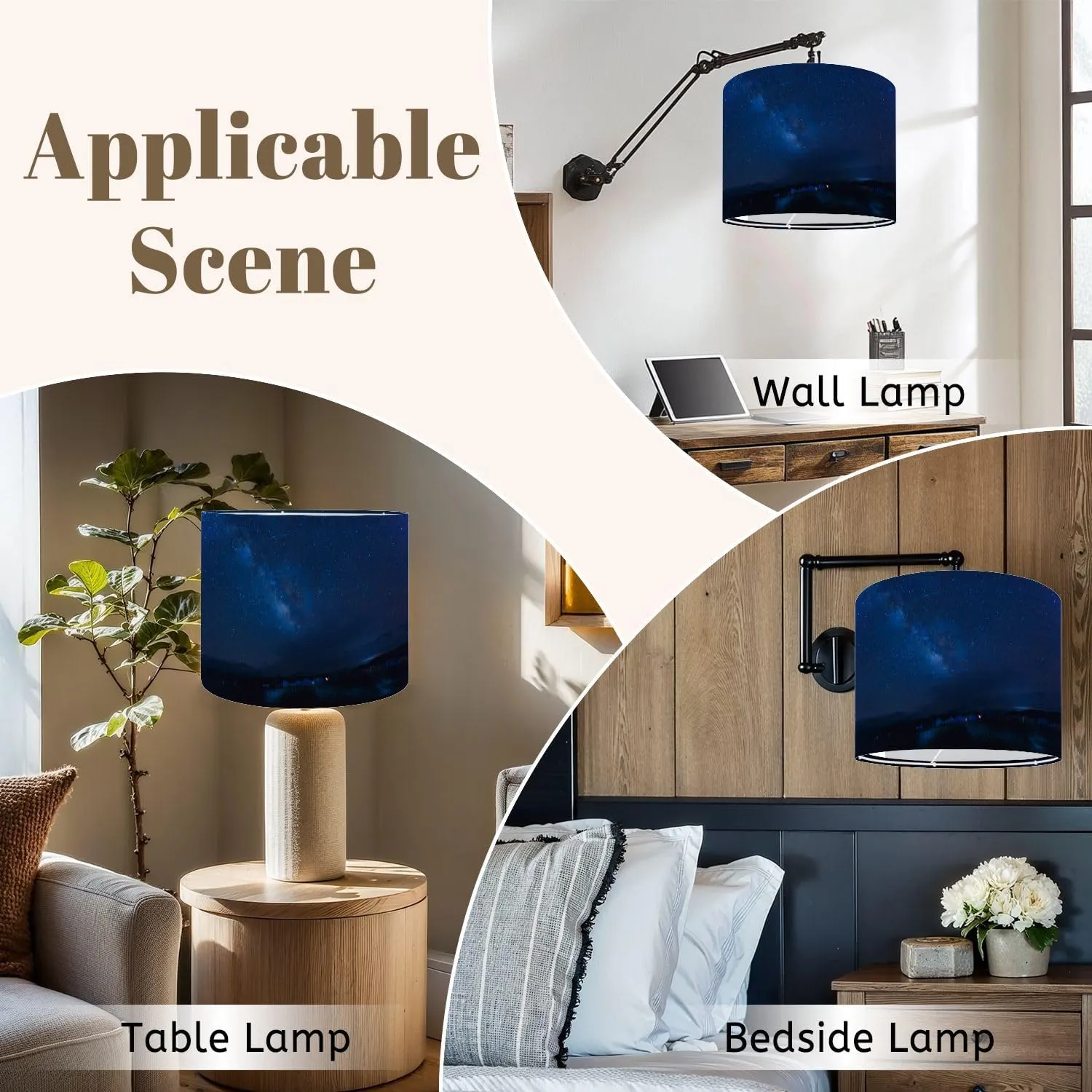 Drum Lamp Shades Plateau scenery Canyon China East Asia Place Geology Horizontal Lamp Shade for Floor Lamps Table Lamps Pendant Light 11"x8.9" Linen Replacement Large Lampshades