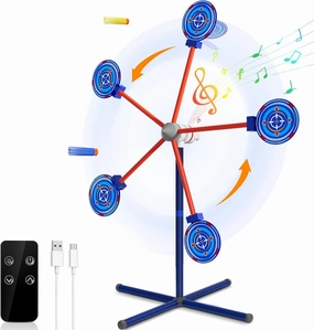 DX DA XIN Kids Rotating Shooting Targets Toys for Boys Compatible with Nerf Gun Targets for Shooting Practice