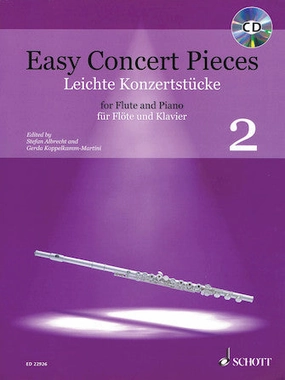 Easy Concert Pieces - Volume 2 (20 Pieces from 4 Centuries Flute and Piano)