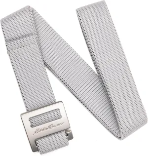 Eddie Bauer Men's Backcountry Belt-Active Stretch Webbing with Metal Glide Buckle