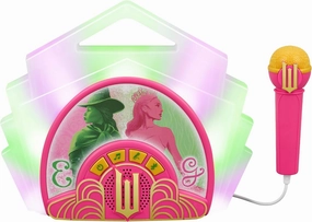 eKids Wicked Karaoke Microphone with Bluetooth Speaker for Fans of Wicked Toys, Kids Karaoke Machine with Built in Music