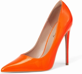 Elisabet Tang Women Pumps, Pointed Toe High Heel 4.7 inch/12cm Party Stiletto Heels Shoes