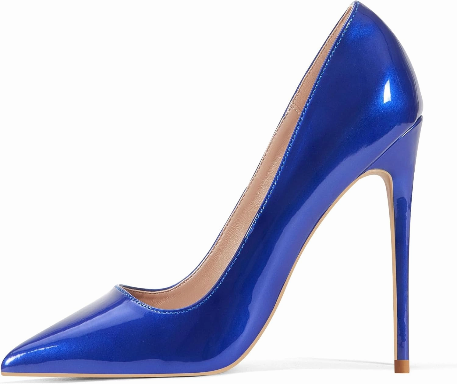 Elisabet Tang Women Pumps, Pointed Toe High Heel 4.7 inch/12cm Party Stiletto Heels Shoes