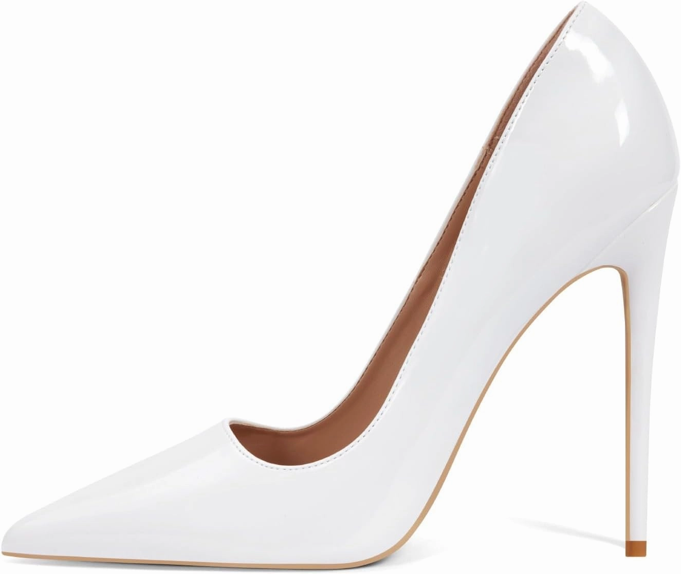Elisabet Tang Women Pumps, Pointed Toe High Heel 4.7 inch/12cm Party Stiletto Heels Shoes