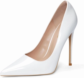 Elisabet Tang Women Pumps, Pointed Toe High Heel 4.7 inch/12cm Party Stiletto Heels Shoes