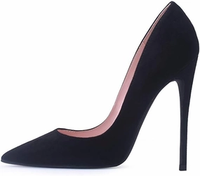 Elisabet Tang Women Pumps, Pointed Toe High Heel 4.7 inch/12cm Party Stiletto Heels Shoes