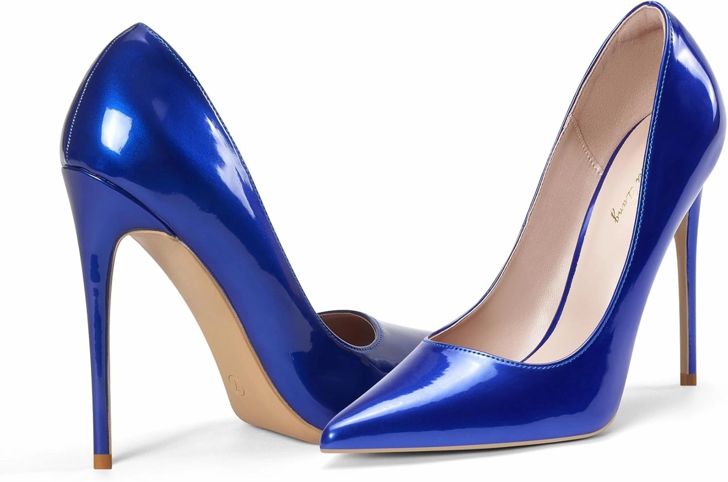Elisabet Tang Women Pumps, Pointed Toe High Heel 4.7 inch/12cm Party Stiletto Heels Shoes