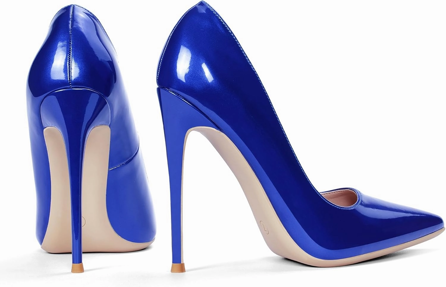 Elisabet Tang Women Pumps, Pointed Toe High Heel 4.7 inch/12cm Party Stiletto Heels Shoes