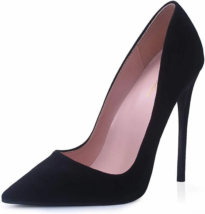 Elisabet Tang Women Pumps, Pointed Toe High Heel 4.7 inch/12cm Party Stiletto Heels Shoes
