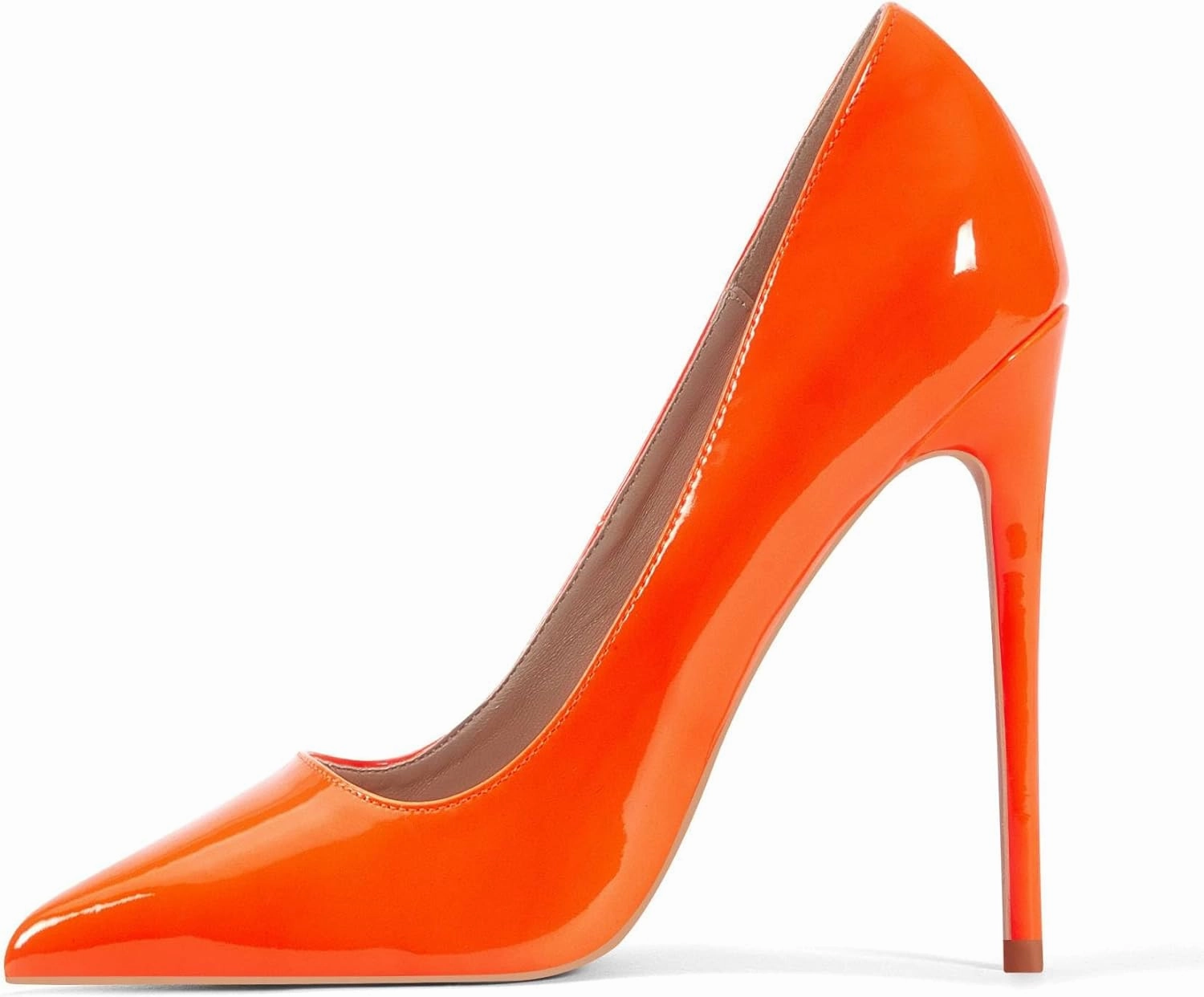 Elisabet Tang Women Pumps, Pointed Toe High Heel 4.7 inch/12cm Party Stiletto Heels Shoes