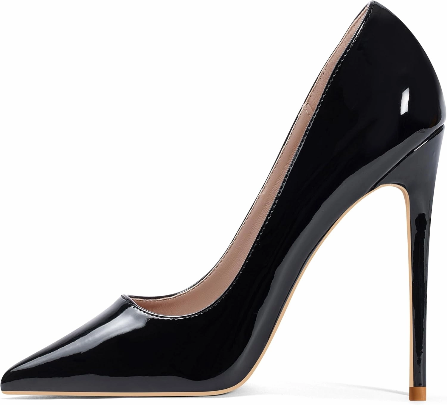 Elisabet Tang Women Pumps, Pointed Toe High Heel 4.7 inch/12cm Party Stiletto Heels Shoes Matte