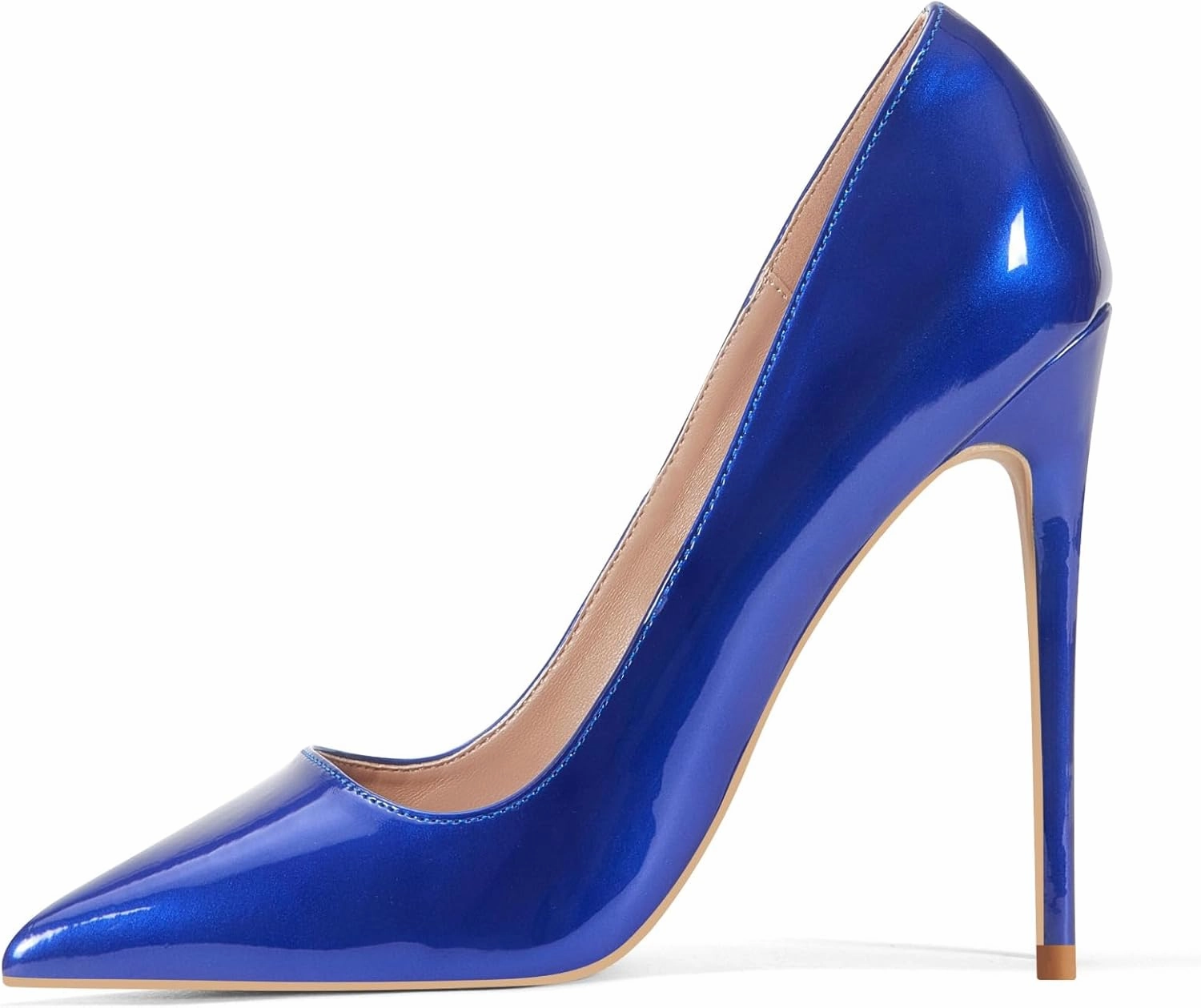 Elisabet Tang Women Pumps, Pointed Toe High Heel 4.7 inch/12cm Party Stiletto Heels Shoes
