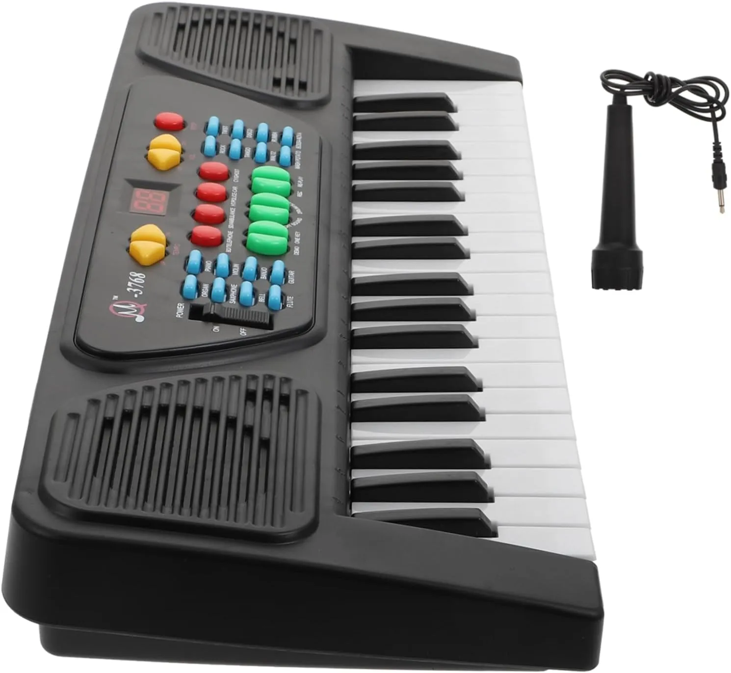 ERINGOGO 1Set Key Electronic Piano Educational Music Keyboard for Smooth Edges for Portable Design present for Birthdays and Holidays