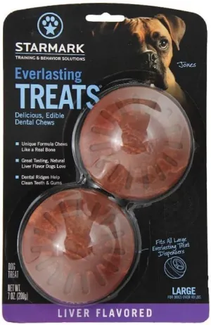 Everlasting Treat Liver, Large, 2 Pack of 2 (4 Treats Total)