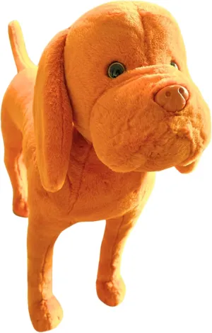Extra Large Hungarian Vizsla Soft Toy, Realistic Plush Dog, 18 inches Standing Stuffed Animal