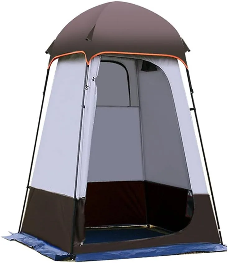 Extra Wide Privacy Shower Tent Outdoor Toilet Dressing/Changing Room Portable Shelter Tent with Carrying Bag for Camping Hiking Beach Bathroom, Easy Set Up, 160X160X240CM, Green