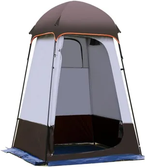 Extra Wide Privacy Shower Tent Outdoor Toilet Dressing/Changing Room Portable Shelter Tent with Carrying Bag for Camping Hiking Beach Bathroom, Easy Set Up, 160X160X240CM, Green
