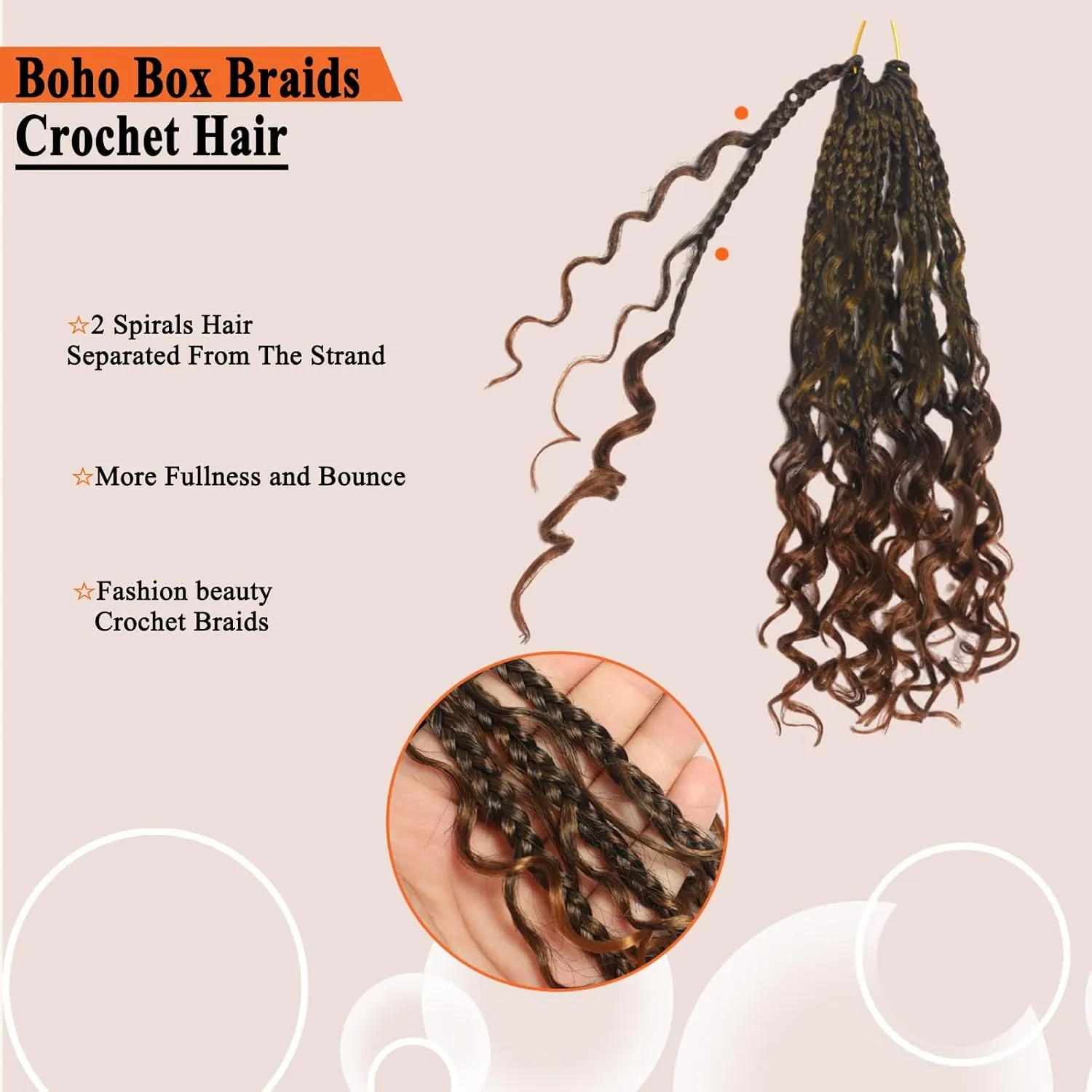 Flagship Goddess Box Braids Crochet Hair, 12 Inch Boho Braids for Black Women,9 Packs Boho Crochet Hair for Black Women,Bohomian Pre looped Hair Extension-T30