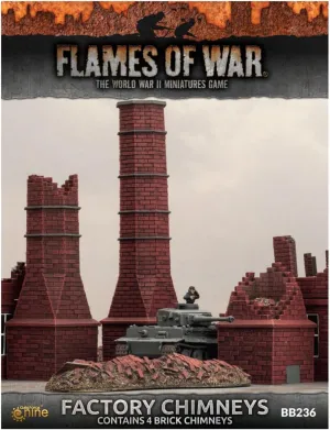 Flames of War: Battlefield in a Box: Factory Chimneys FOW BB236