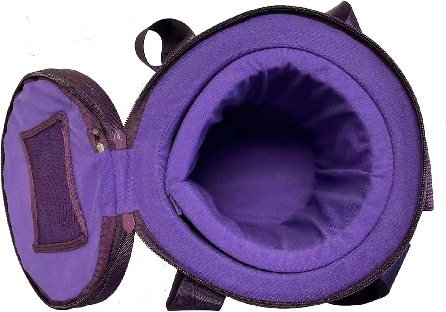 FMTY 12inch Carrying Bag for crystal singing bowl for Meditation, Yoga, Spiritual Healing travel bag for Crystal sound healing bowl… (12Inch, Purple)