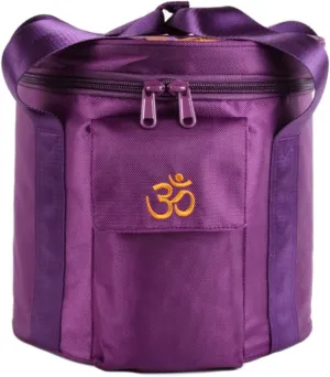 FMTY 12inch Carrying Bag for crystal singing bowl for Meditation, Yoga, Spiritual Healing travel bag for Crystal sound healing bowl… (12Inch, Purple)