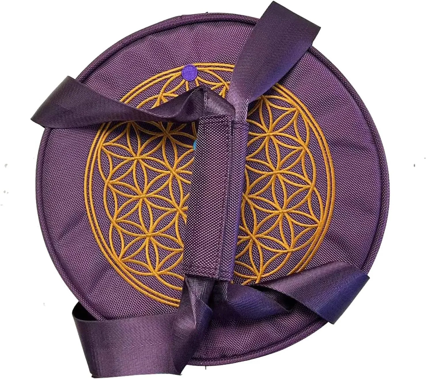 FMTY 12inch Carrying Bag for crystal singing bowl for Meditation, Yoga, Spiritual Healing travel bag for Crystal sound healing bowl… (12Inch, Purple)