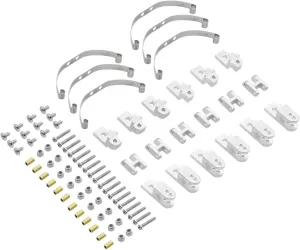 for WPL B16 B36 for JJRC Q60 Q63 Q75 1/16 6WD 6X6 Steel Shock Absorber Suspension for Leaf Springs RC Car Upgrade Parts Accessories RC Car DIY Parts(Silver)