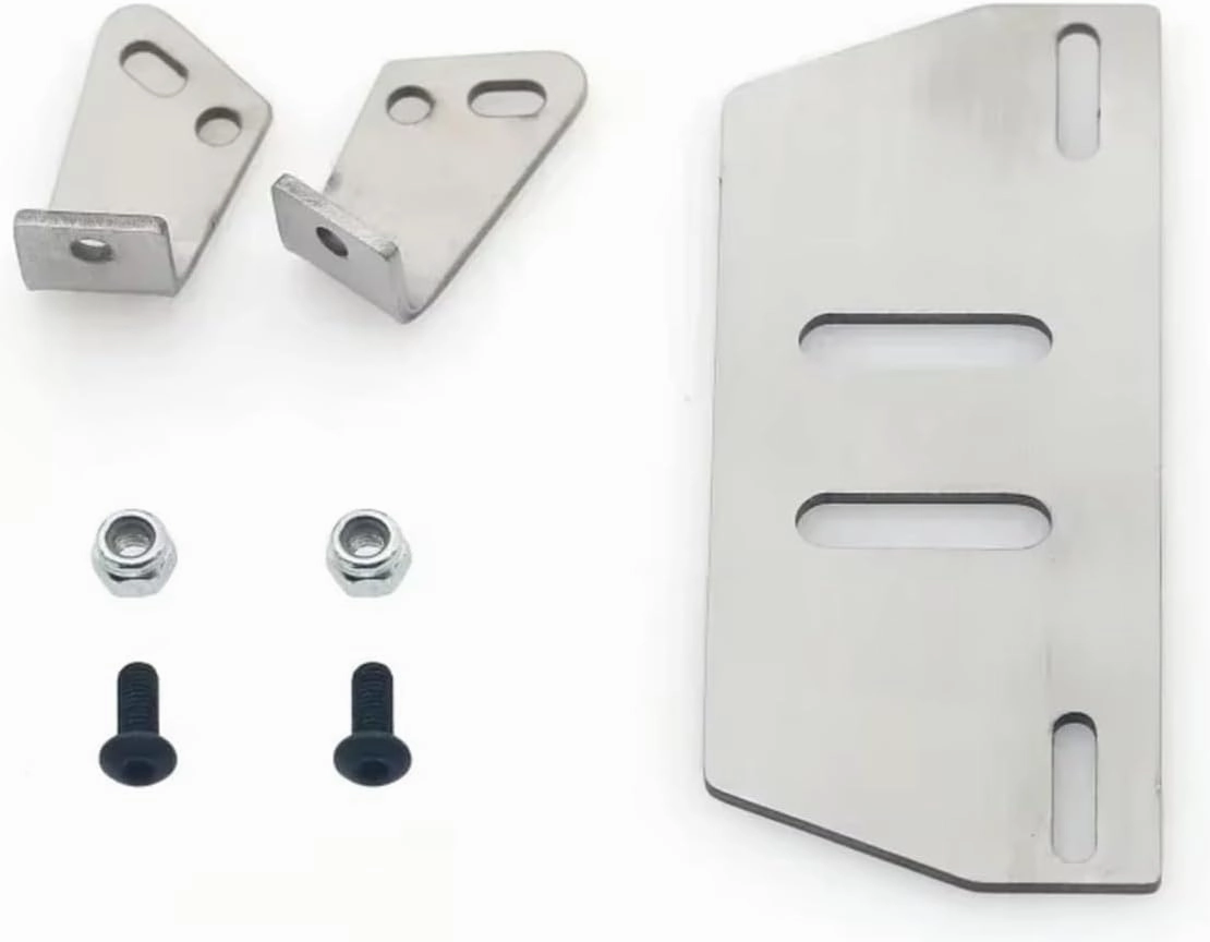 for Axial for SCX10 II 90046 for TRX-4 1/10 for Racing Stainless Steel Frame Protector for Chassis Guard Board Rc Car Parts Upgrade Use RC Car Upgrade Part