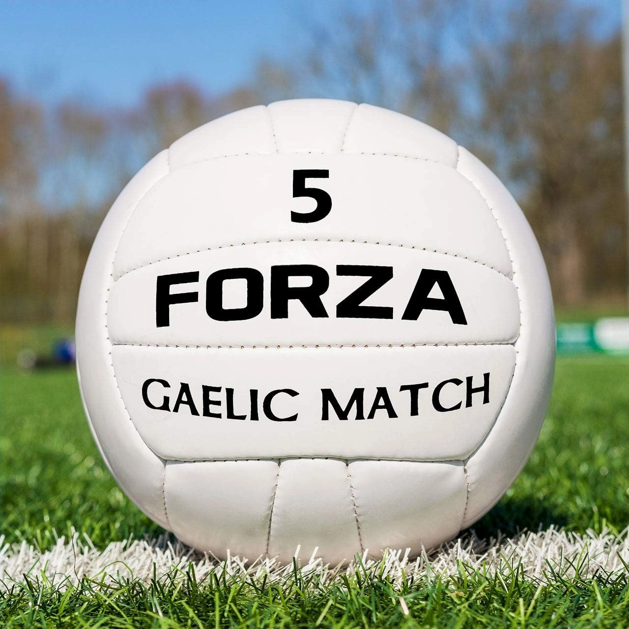 FORZA Gaelic Match Football | Official Size | 100% Hand Stitched