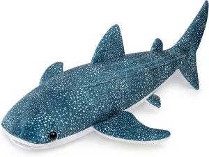 FRANKIEZHOU Simulation Giant Whale Shark Plush,Stuffed Animal,Plush Toy,Soft Toy,Stuffed Toy,Cuddly Toys,Gifts for Kids,31.5 Inches
