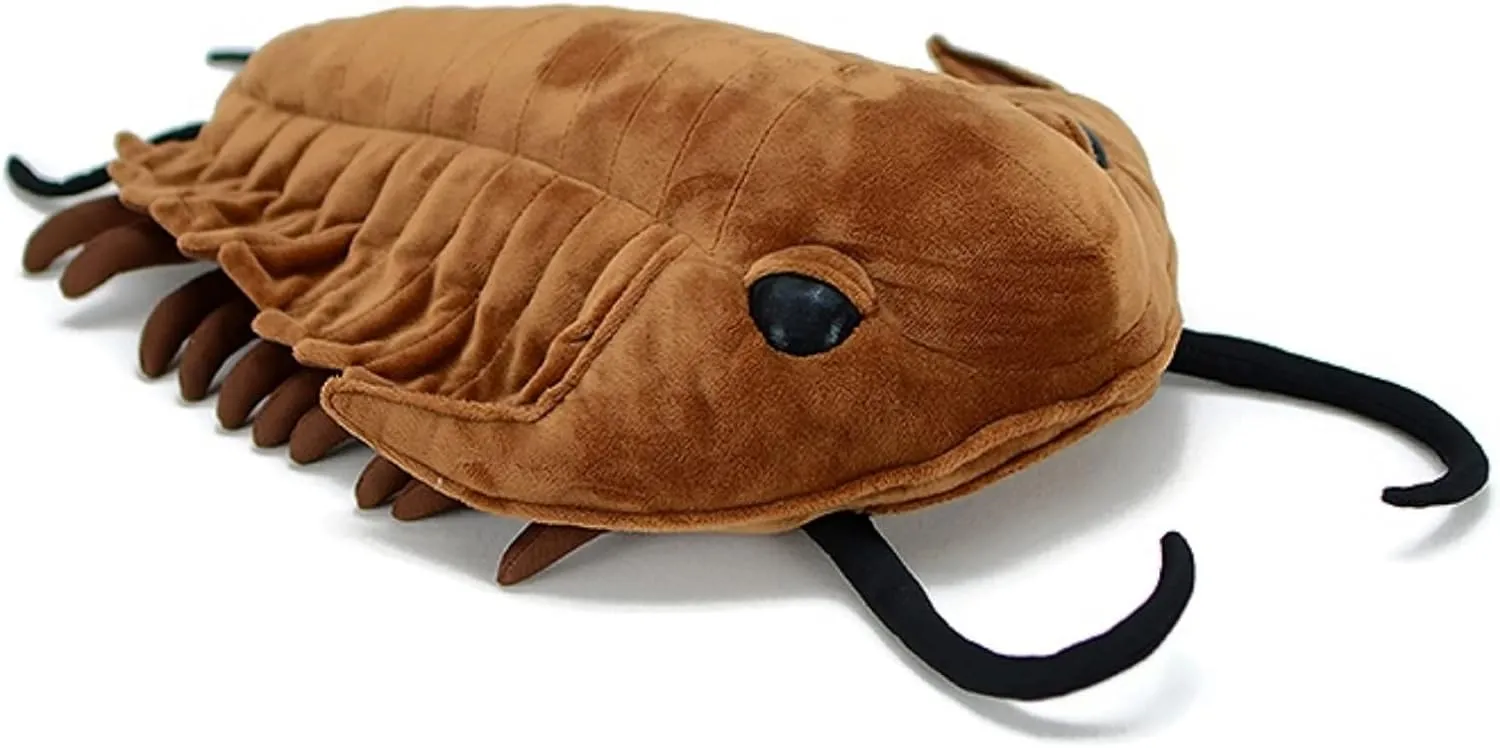 FRANKIEZHOU Simulation Trilobites Arthropod Plush,Lifelike 15.75" Cambrian Ancient Stuffed Animal,Soft Plush Toy, Stuffed Toy,Cuddly Toys,Gifts for Kids