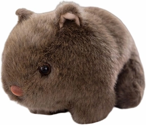FRANKIEZHOU Realistic Guinea Pig Stuffed Animal-Gray 9.84",Wombat Stuffed Animal,Guinea Pig Plush Toy, Rat Stuffed AnimalGifts for Kids, Baby Gift