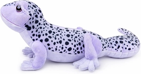 FRANKIEZHOU Simulation Fat-Tailed Gecko Stuffed Animal-Purple 15",Leopard Gecko Stuffed Animal for Boys, Spotted Gecko Toy,Gifts for Kids,Home Decor,Hugging Toy