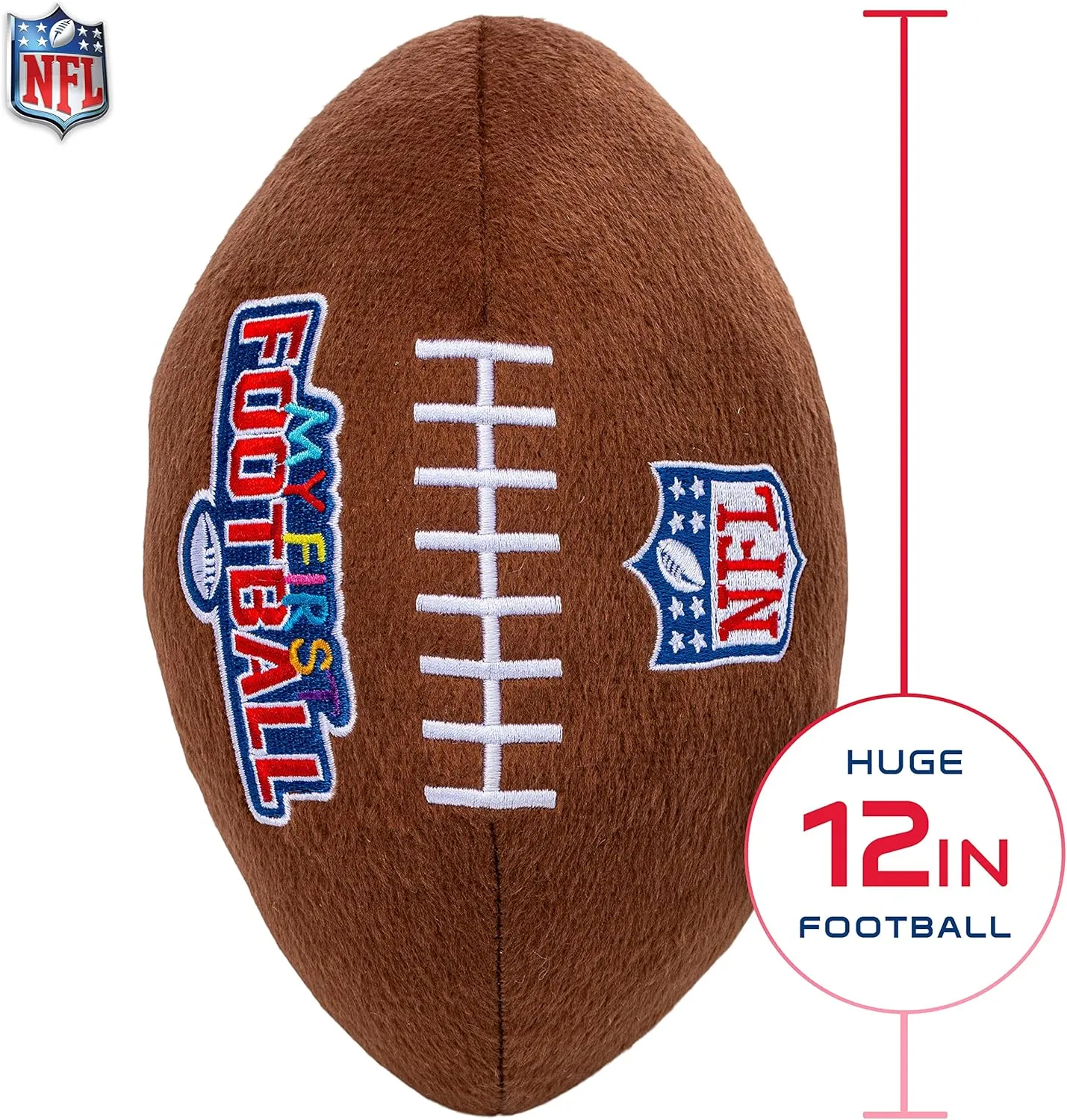 Franklin Sports MyFirst Soft Plush Sports Balls - Stuffed Plush Toy Basketball, Baseball   Football for Kids - NBA, MLB   NFL Indoor Soft Sports Balls - Fun Kids Toys   Room Decorations - Ages 3 