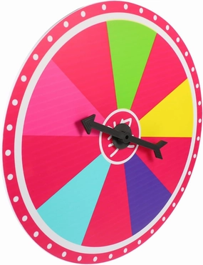 Game for Classroom Roulette Game Wheel Prize Spinning Wheel Boys and Girls Toy Party Wall