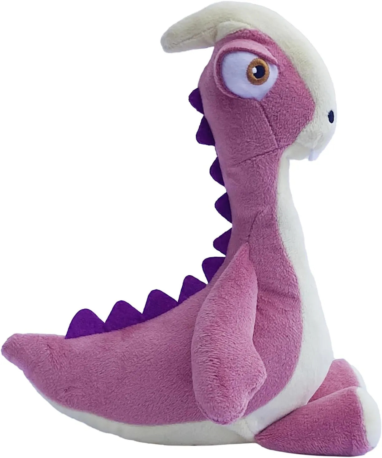 Gigantosaurus: 10" Dinosaur Soft Plush - Rocky - Pink & White Huggable Dino, Soft Texture Stuffed Toy, TV Series Character, Toddler & Kids Ages 1 
