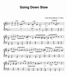 Going Down Slow, slow blues