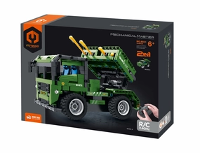 Green Fire Gun Truck RC: 2-in-1