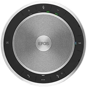 GTW Bundle with EPOS SP30 Bluetooth Speakerphone and Global Teck Gold Support Plan - for Streaming Voice and Video, UC, Distance Learning, Remote Work, School,Conferencing Apps - Zoom, Webex, Meet,