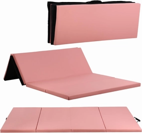 Gymnastics Mats Foldable Tumbling Mats Portable Gymnastics Exercise Mat Thick Gymnastics Tumbling Mats Pad Home Exercise Panel Mat With Carrying Handles