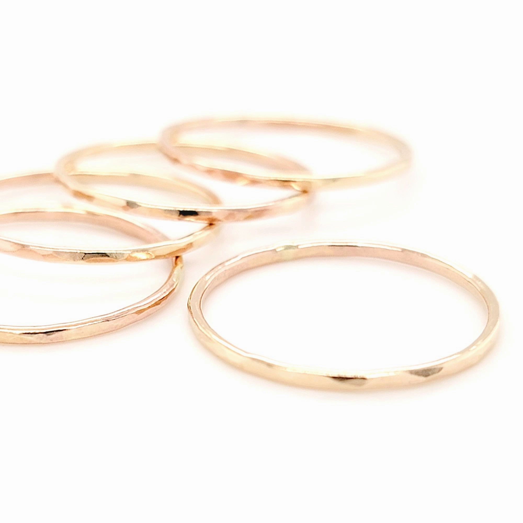 Hammered Stacking Rings - CG474R.