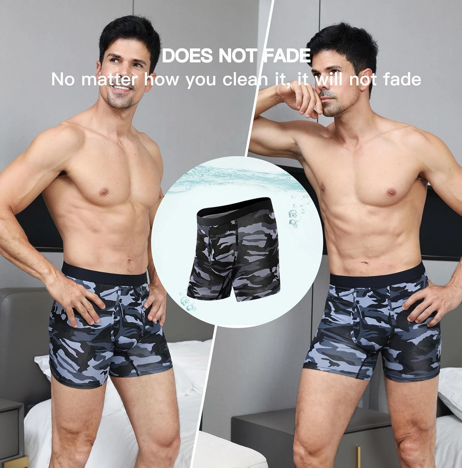 HAVVIS Men's Performance Underwear Boxer Briefs Soft Comfortable Bamboo Viscose Underwear for Men Multipack