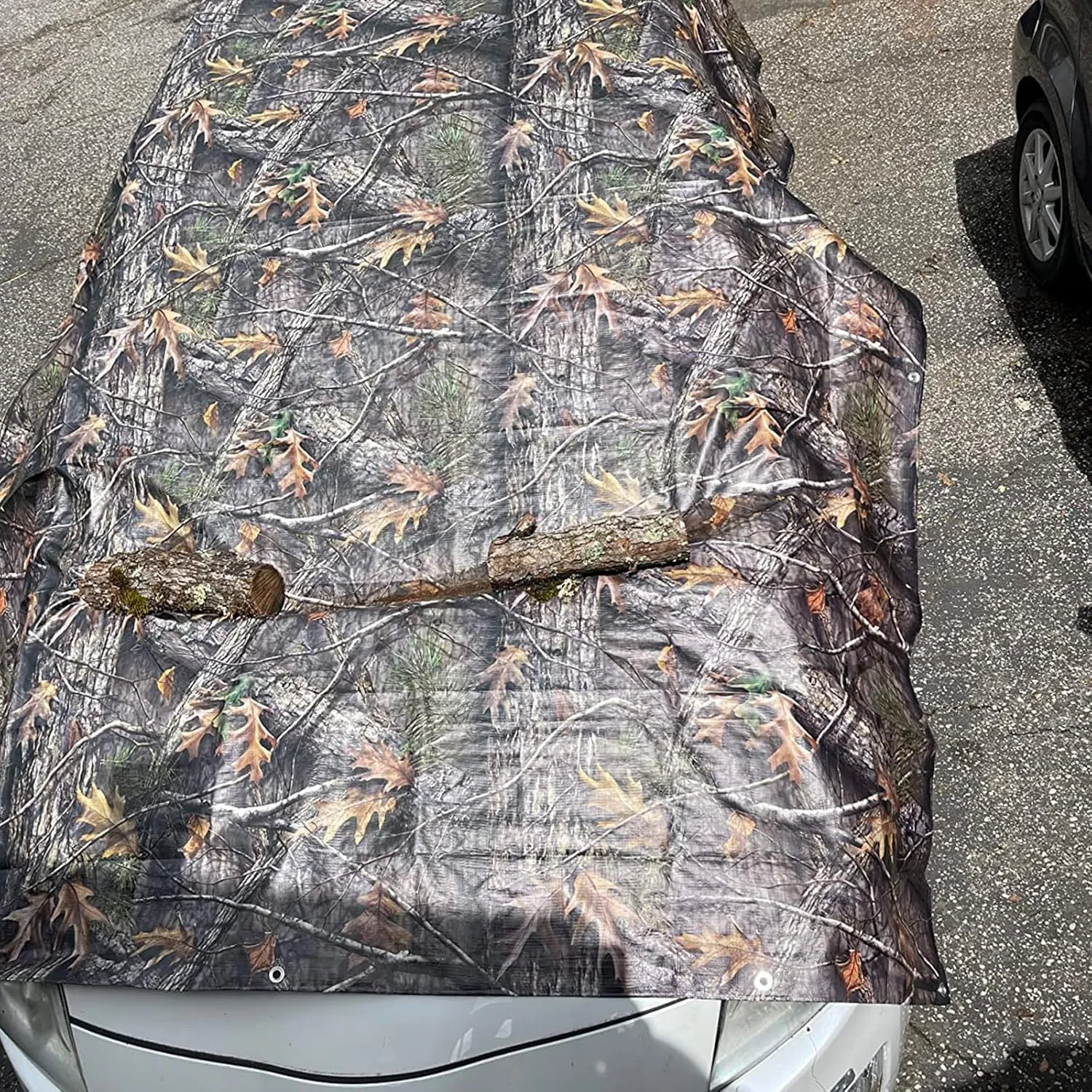 Heavy Duty 8 Mil Tarp Cover Waterproof UV Resistant Tarpaulin Used for Outdoor, Hunting, Camping, Backpacking, Canopy Tent, Ground Tarp, Cover Boat, Motorcycles, Roofs, Wood