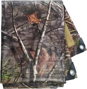 Heavy Duty 8 Mil Tarp Cover Waterproof UV Resistant Tarpaulin Used for Outdoor, Hunting, Camping, Backpacking, Canopy Tent, Ground Tarp, Cover Boat, Motorcycles, Roofs, Wood