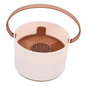 Hemoton Makeup Brush Cleaning Bowl Portable Brush Cleaner for Effortless Makeup Removal for Quick Rinsing Versatile Cleaning Tool