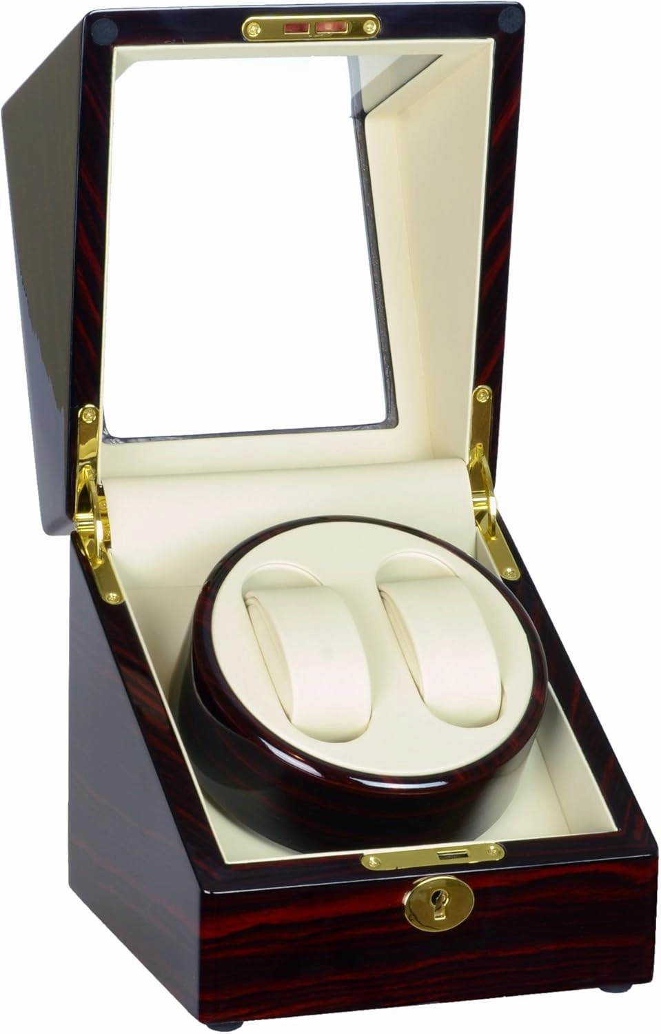 Heritage Double Watch Winder with Ultra Quiet Motor and Multiple Modes