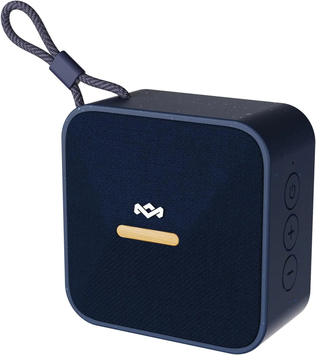 House of Marley Rise Up Bluetooth Speaker – Portable, IP67 Water Resistant, 10-Hour Playtime, Party Pair Mode, Quick Charge, Built-in Bottle Opener, Eco-Friendly Materials (Blue)
