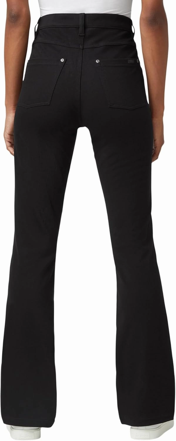 HUE Women's Ultra Soft High Waist Denim Baby Bootcut Leggings