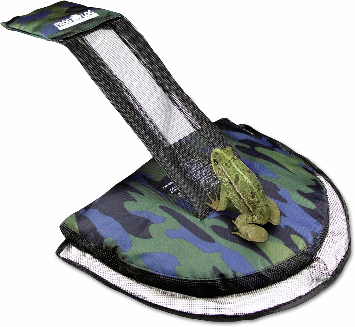 HYDROTOOLS by SWIMLINE Original 70201 FrogLog CAMO Animal Saving Escape Ramp for Pools & Spas | for All Small Animals Entering The Pool | Heavy Duty Material & Long Lasting | Reduces Pool Maintenance