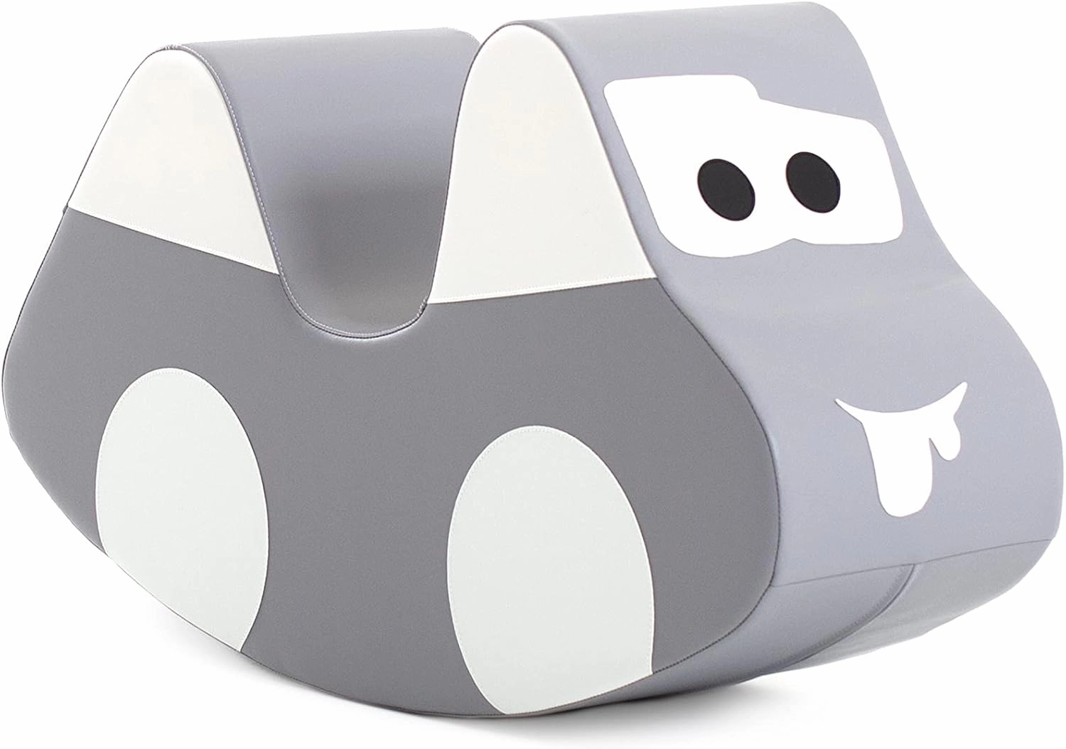 IGLU Soft Play Rocking Car Rocker for Kids Jumping Activity Toy Toddler 2-4 Years (Grey)
